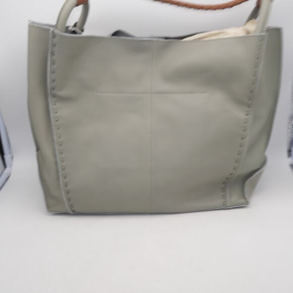 NEW The Sak Los Feliz Leather Tote Oversized Meadow Green Boho Hobo **READ** - Picture 10 of 14